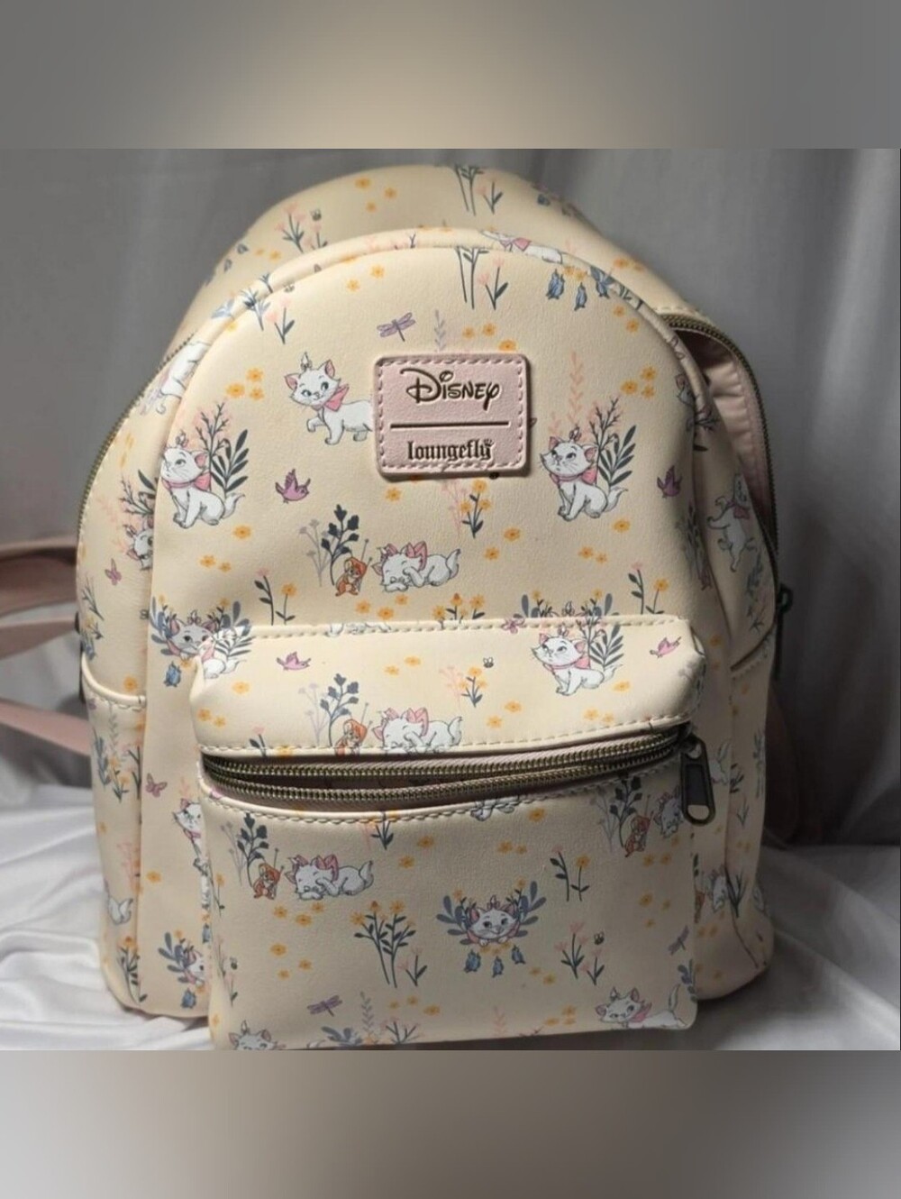 Loungefly Cream Marie Mini Backpack